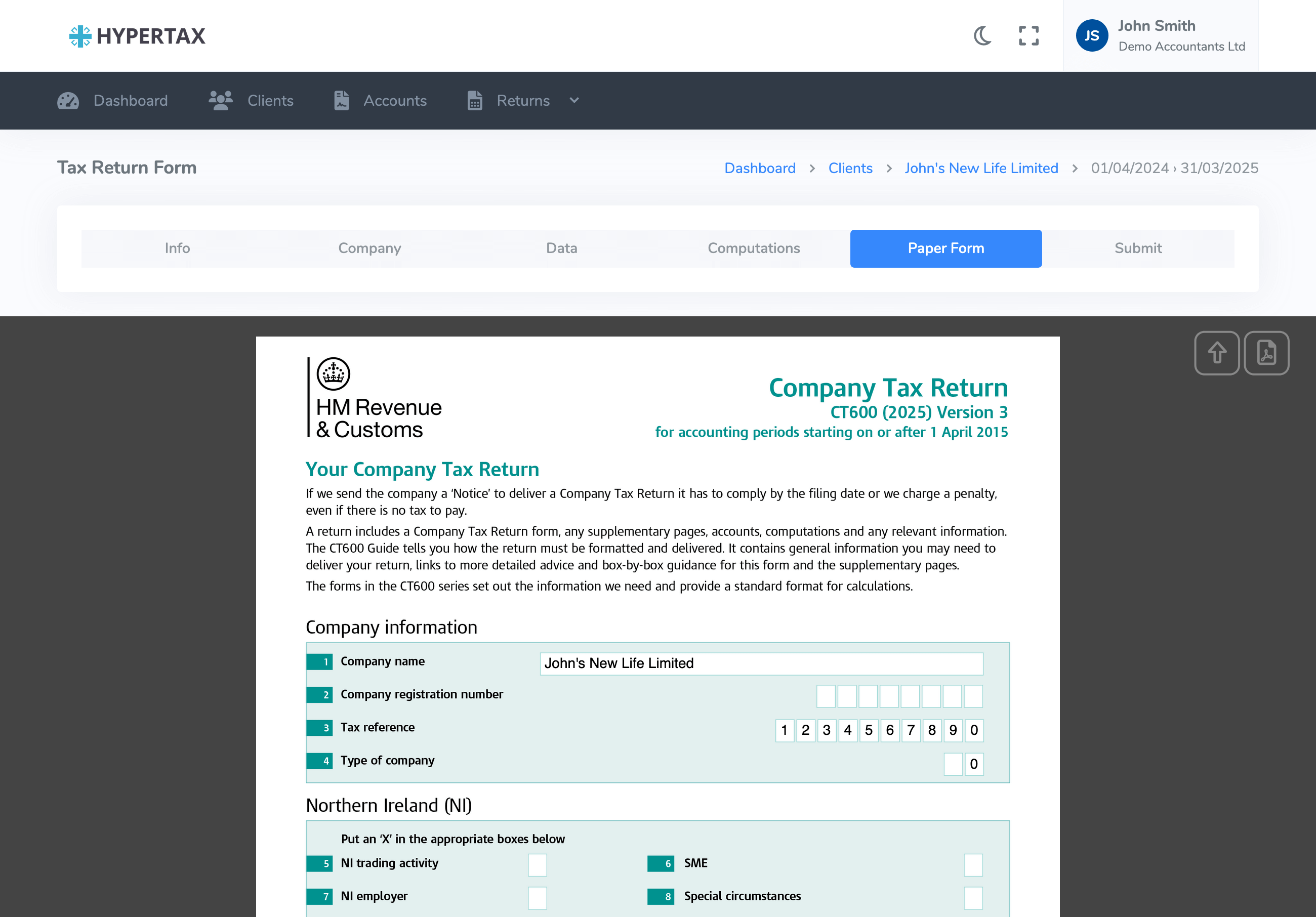 Picture of HyperTax | Tax Return Filing Software | Software for Accountants | File ...