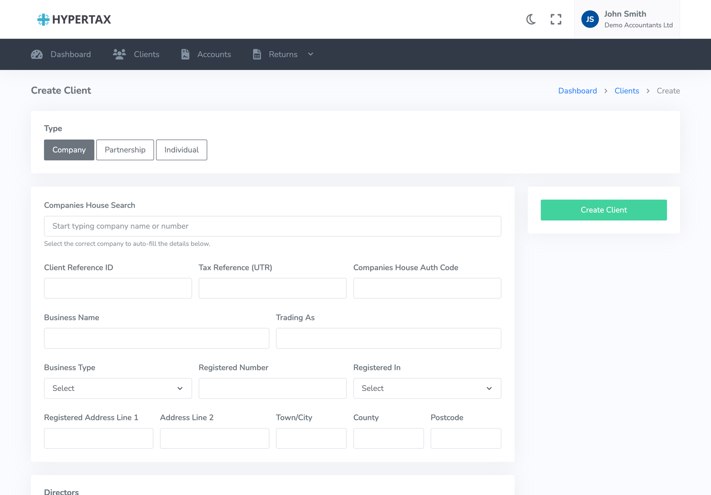 Client Setup